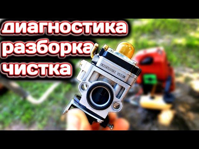 Чистка карбюратора мотокосы. Как и что промывать?