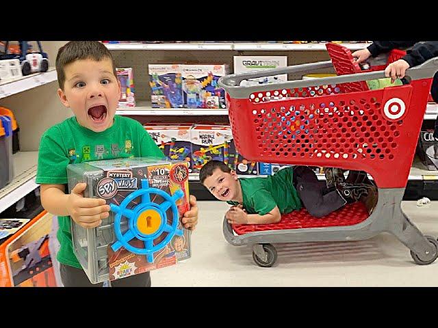 Caleb GOES TOY SHOPPING at TARGET for RYAN WORLD TOYS, LOL SURPRISE, 5 SURPRISES & More with MOMMY!