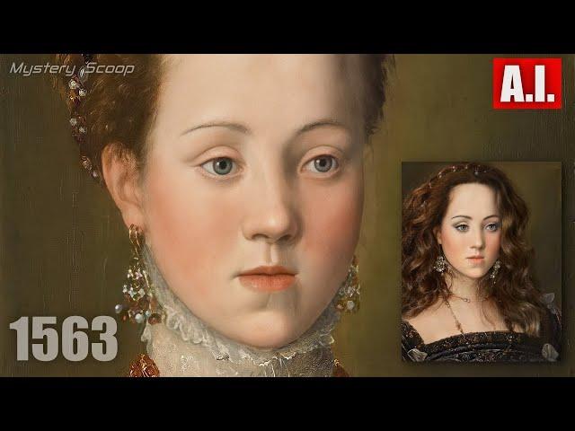 Archduchess Anna, Queen Of Spain c. 1563 | Brought To Life Using AI Technology