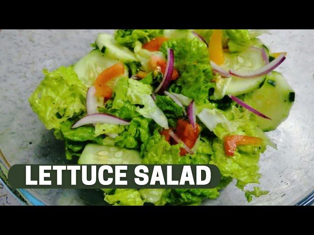 QUICK AND EASY LETTUCE SALAD RECIPE