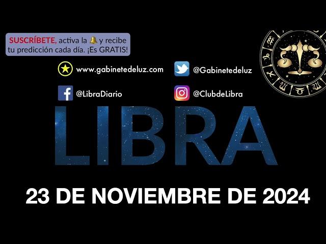 Horóscopo Diario - Libra - 23 de Noviembre de 2024.