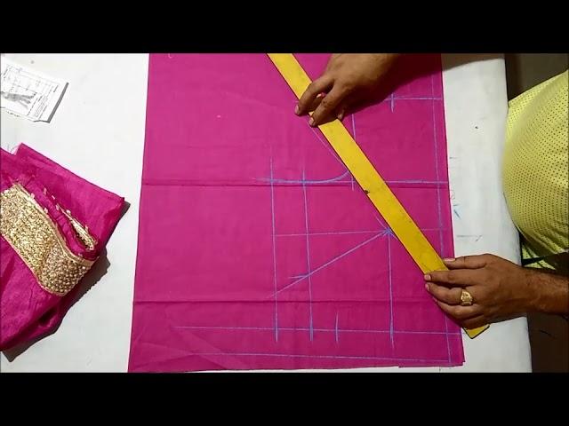 Perfect blouse cutting in Hindi with Easy method