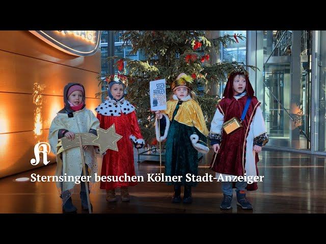 Sternsinger besuchen Kölner Stadt-Anzeiger