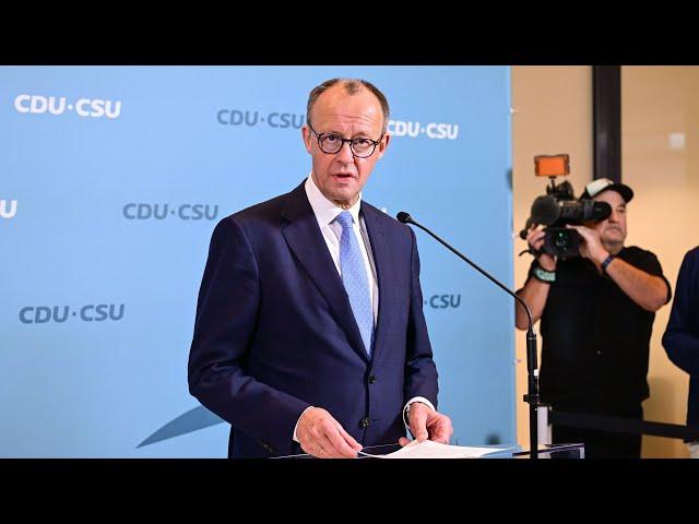 3. Dezember 2024 | Live-Statement mit Friedrich Merz & Alexander Dobrindt