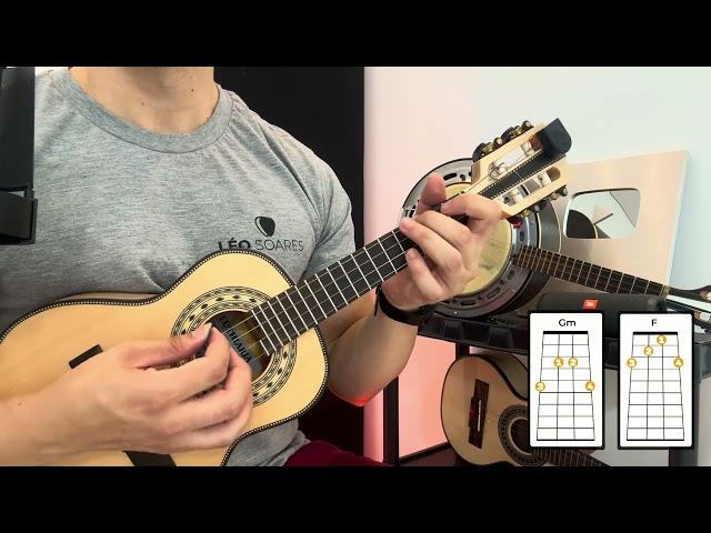 APRENDA 5 MÚSICAS COM 2 ACORDES NO CAVAQUINHO PARA INICIANTES - AULA DE CAVACO