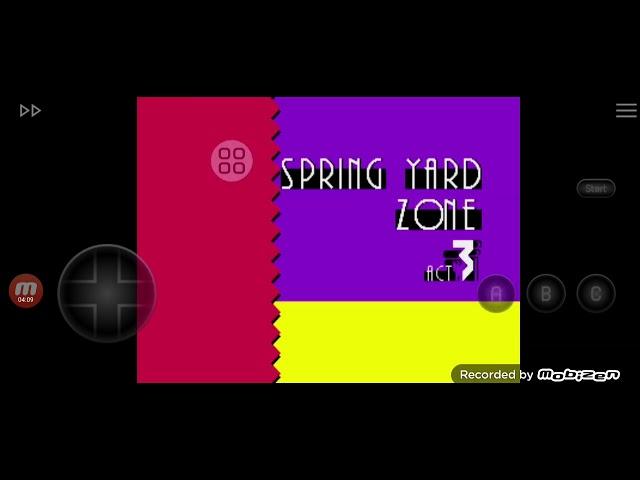 team chaotix in classic sonic heroes gameplay : Spring Yard Zone