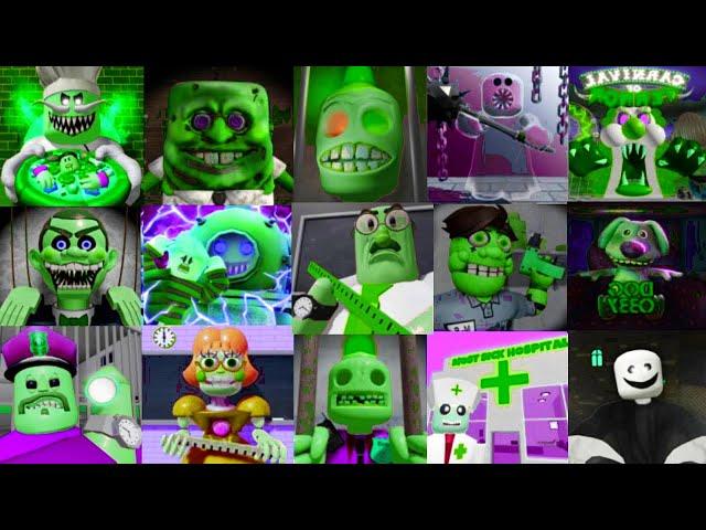 New ZOMBIE Speed Runs in all PlatinumFalls Scary Obby Games, Gran, Papa, Siren Cop, Mr Funny, Castle