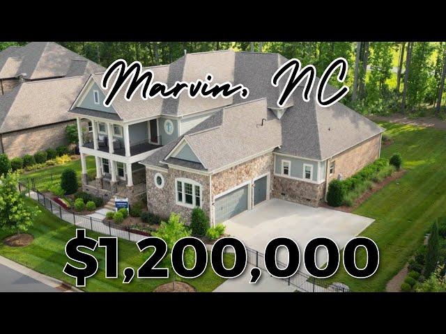 $1 MILL+ Charlotte, NC Home Tour | Fernwood Model Home by Jones Homes USA