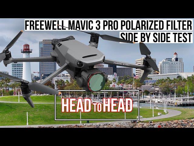 DJI MAVIC 3 PRO FREEWELL POLARIZED FILTER vs NO FILTER: BEST Side by Side Comparison on YOUTUBE!