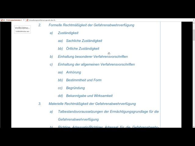 02-02 - Prüfungsschema I - 2b-2c - besondere und allgemeine Verfahrensvorschriften