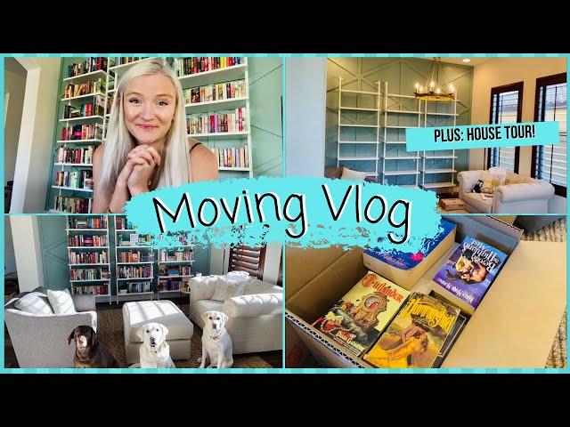 SETTING UP MY NEW LIBRARY! | House Tour & Bookshelf Reorg. Vlog