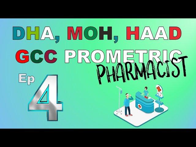 GCC Prometric Examination | Pharmacist | Model Questions | DHA HAAD MOH | Episode 4