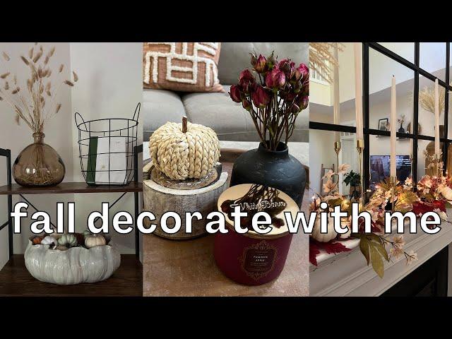 Fall Decorate with Me 2022 | Fall Living Room, Kitchen, Shelves