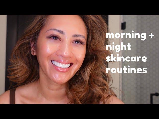 Morning and Night Skincare Routines