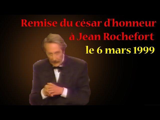 Remise du césar d'honneur à Jean Rochefort (6 mars 1999)