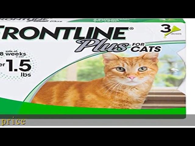 FRONTLINE Plus For Cats and Kittens Flea and Tick Treatment, 3 Doses