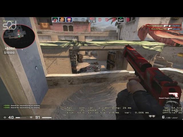 A Cool Desert Eagle 1v5 Clutch I Just Got..