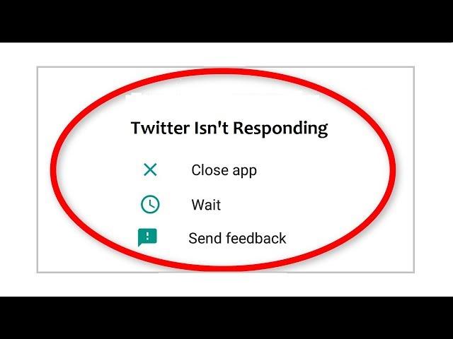 How To Fix Twitter Isn't Responding Error In Android Mobile || Simple Method