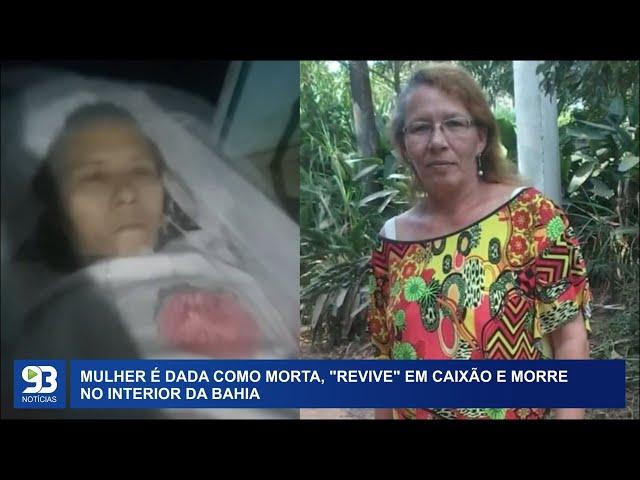 Mulher dada como morta acorda em caixão; Familiares pedem justiça