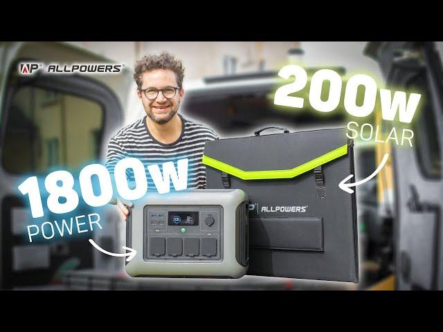 Time For An Off-Grid Upgrade? AllPowers R1500 Power Station & SP033 Solar Panel Review