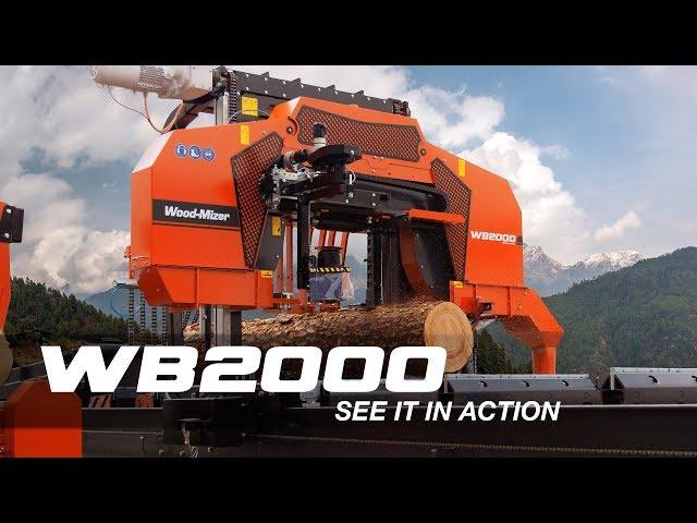 WB2000 Wideband Sawmill in Action  in Latvia | Wood-Mizer Europe