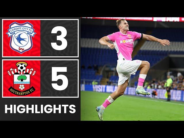 HIGHLIGHTS: Cardiff City 3-5 Southampton | Carabao Cup