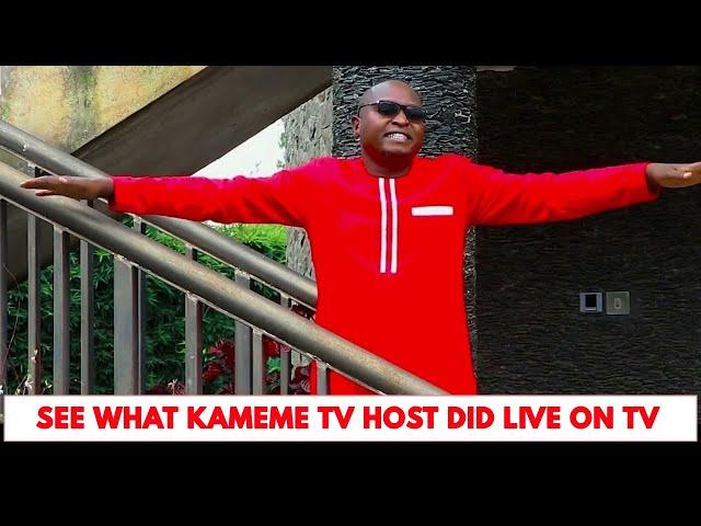 Celebrated Kameme Tv Host Leaves people Shocked After Doing this Live Air