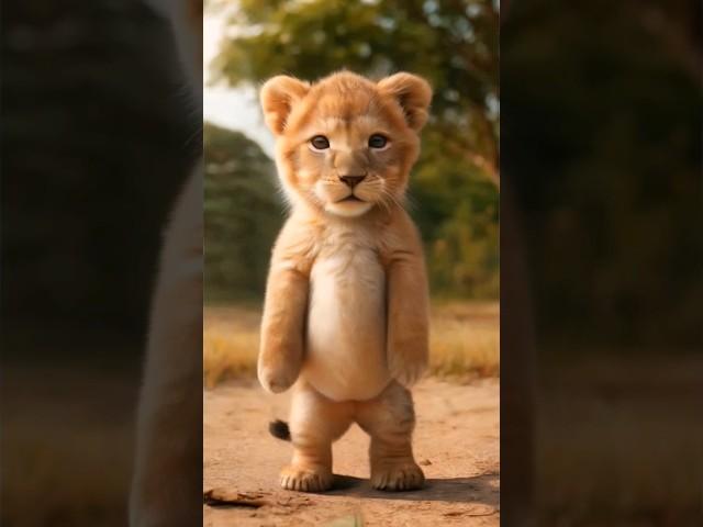 Baby Lion Macarena Dance Challenge  #lion #macarena #macarenachallenge #dance #lionking