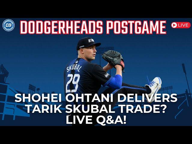 DodgerHeads Postgame: Shohei Ohtani's clutch hit, should Dodgers pursue Tarik Skubal trade?