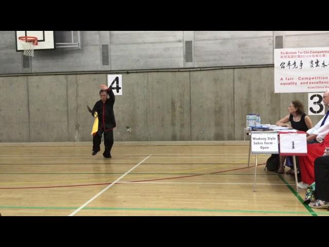 Wudang Sabre form - Jason Tsang, London Open 18/06/17