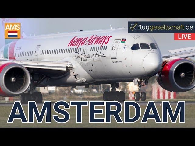 Airport LIVE: Amsterdam Schiphol AMS   | Dienstag | 8.10.2024 #airportlive