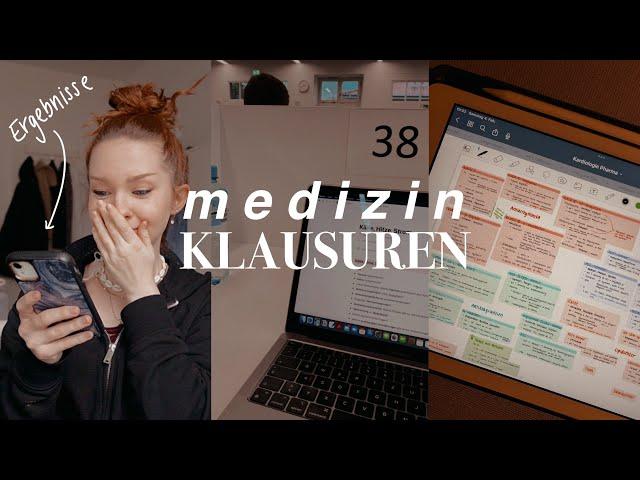 MEDIZIN KLAUSURENVLOG | last minute lerntipps & meine ergebnisse (live reaction) - did I pass?