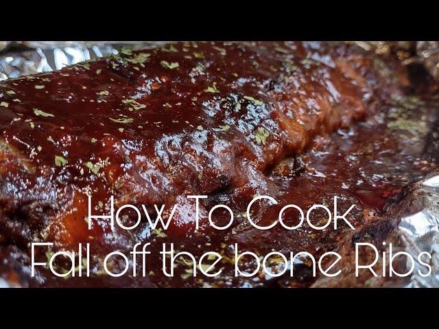 Fall off the bone barbecue Ribsmade easyoven baked fall off the bone barbecue ribs