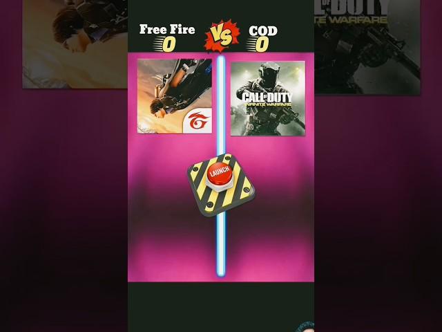 Free fire vs call duty#shortsviral#yourfavoritegame 