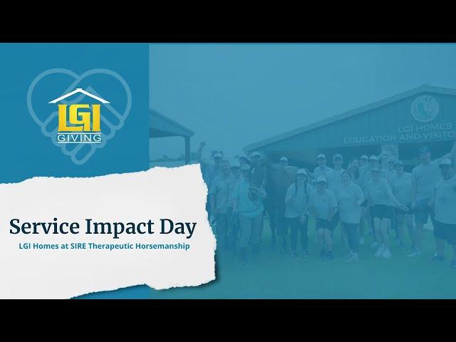 Building Better Communities: LGI Homes Service Impact Day | SIRE Therapeutic Horsemanship #lgigiving