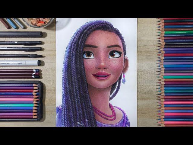 Drawing Asha (Wish) | Fame Art