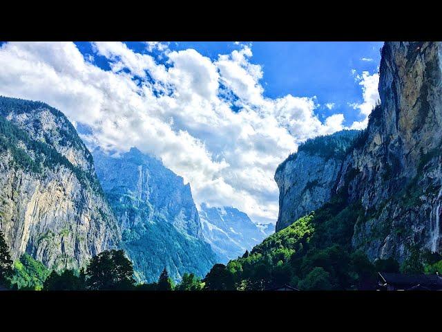 Camping trip in lauterbrunnen Switzerland