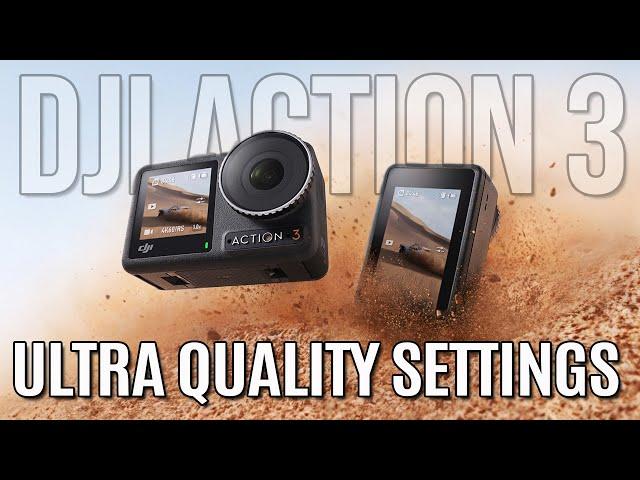 DJI ACTION 3 BEST VIDEO QUALITY SETTINGS EVER!