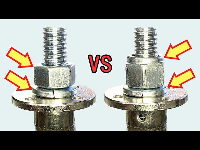 Split Lock Washer vs Split Lock Washer & Nyloc – DIY Impact & Vibration Test - Part 2