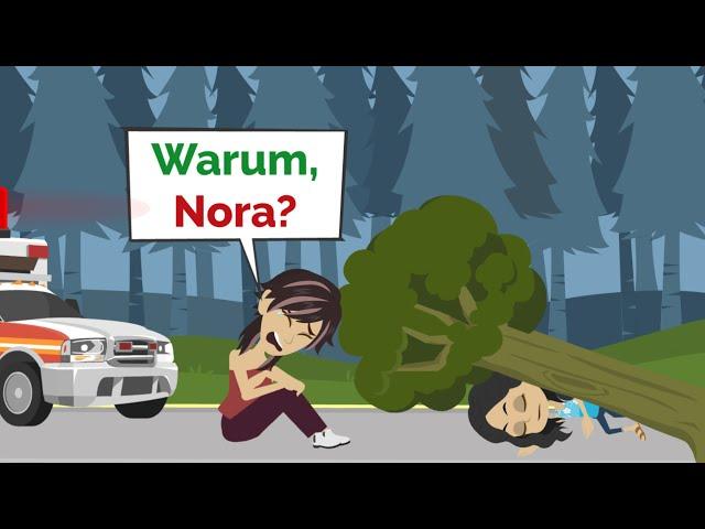 Nora STÜRZT | Deutsch Lernen | Learn German with Funny German Stories