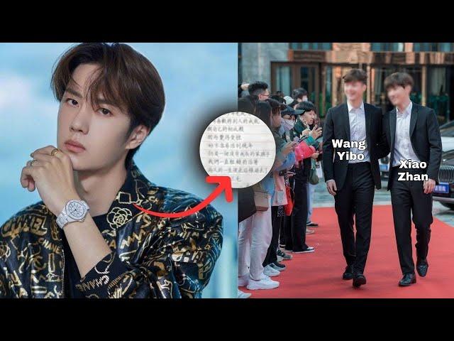 Wang Yibo Opens Up! Shocking Apology Letter to Xiao Zhan Revealed!