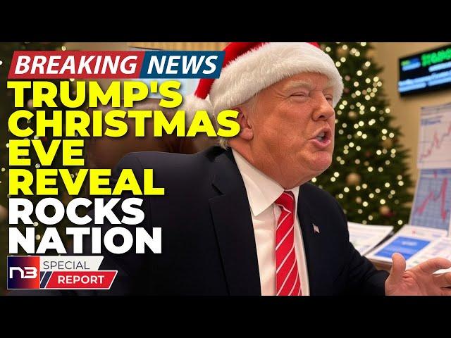 BREAKING: Trump's Christmas Eve Plans Have The Political World Freaking Out For One Major Reason