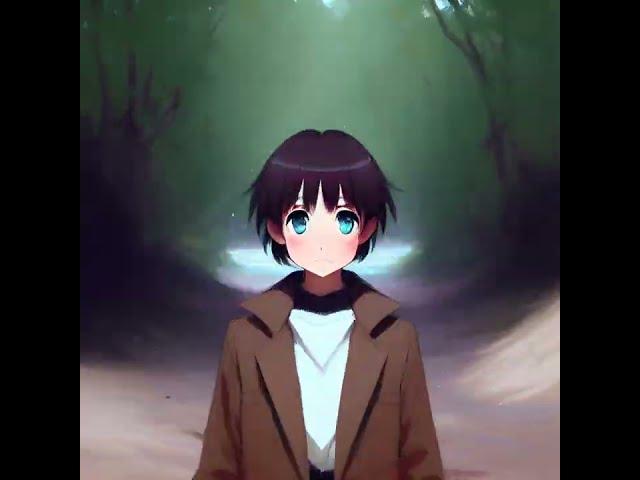 Anime Girl in the Woods - AI Generated Video | Stable Diffusion