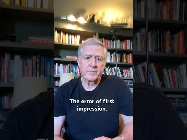 The error of first impression. #Shorts #GrowthMindset #Habits #Learn #Curiosity #Business #Ideas