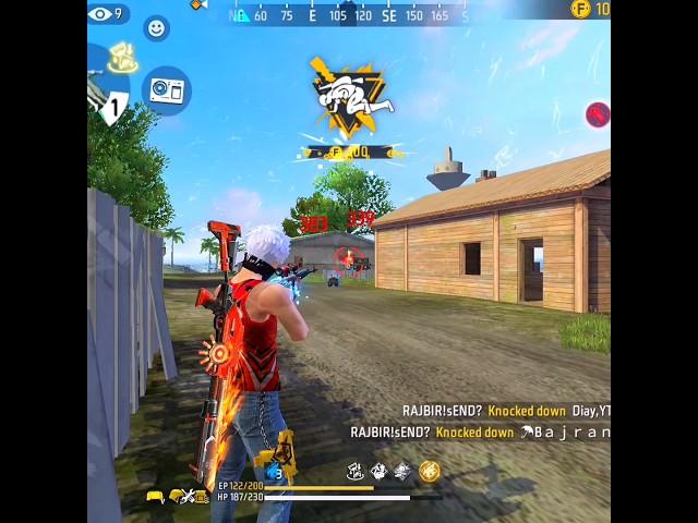 1 Spray = 2 Knock  #rajbirff #freefirehighlights #freefireshorts #freefire