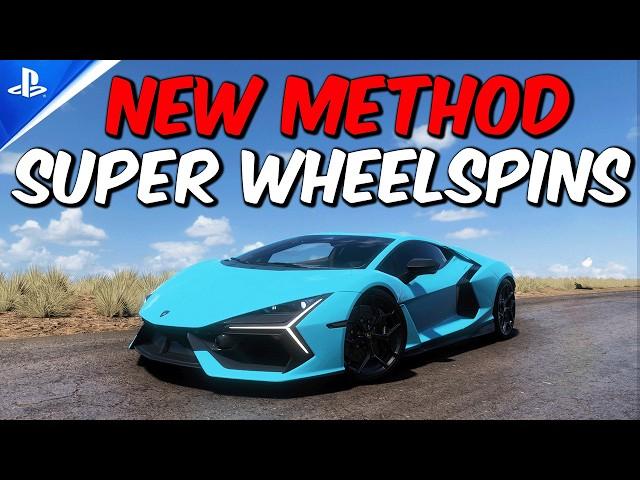 BEST METHOD to GET UNLIMITED Super WheelSpins in Forza Horizon 5 (PS5/XBOX/PC)