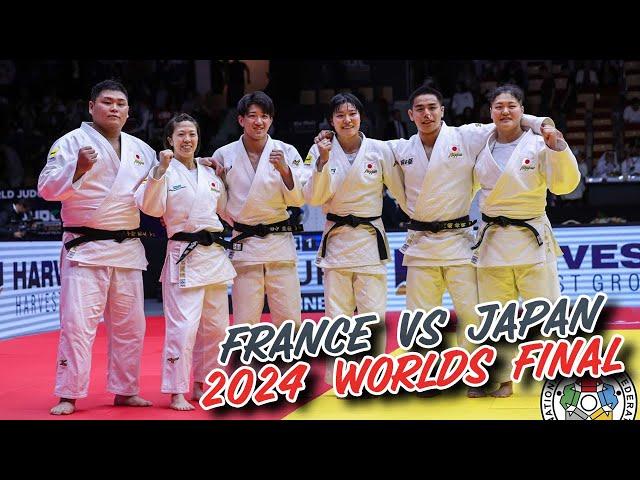Judo Worlds 2024 FINAL JAPAN vs FRANCE Teams Event - Judo World Championships 2024 世界選手権団体戦決勝