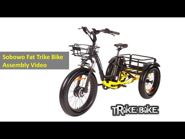 Sobowo Fat Trike Bike Assembly | Trike Bike Australia Tricycle Assembly Series