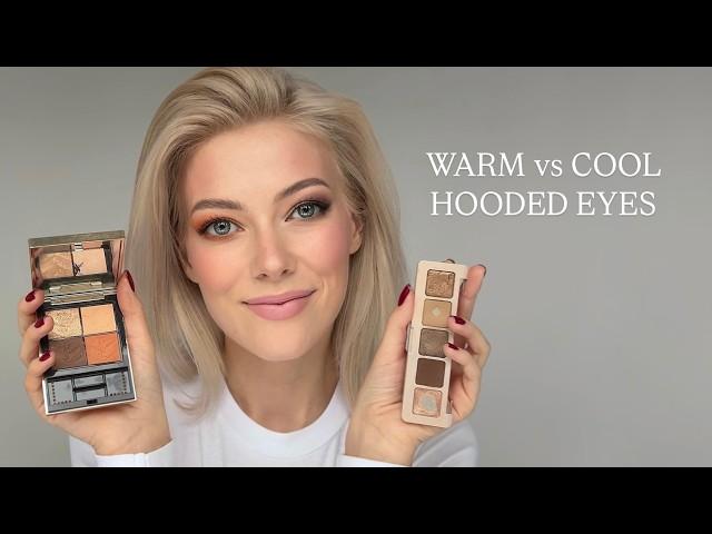 Step-by-Step Makeup Tutorial For Hooded Eyes | Warm vs Cool Eyeshadows