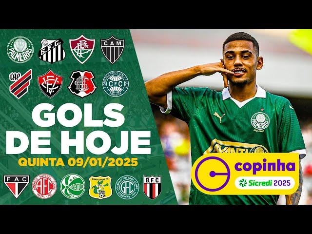 ️ TODOS OS GOLS DESTA QUINTA 09/01/2025 GOLS DA COPINHA 2025, GOLS DE HOJE, GOLS DO DIA (COMPLETO)